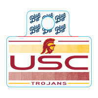 USC Trojans Mini Litmus Paper Sticker